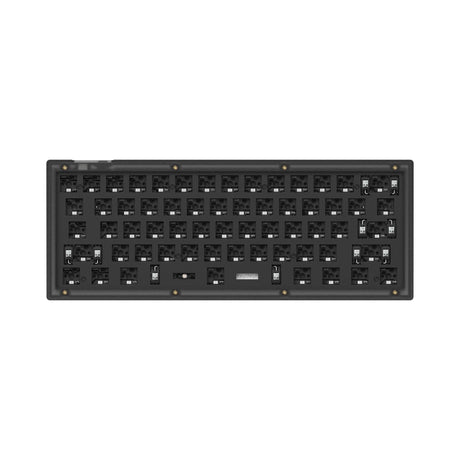 Keychron V4 QMK VIA custom mechanical keyboard 60 percent layout frosted black for Mac Windows iOS RGB backlight hot swappable barebone