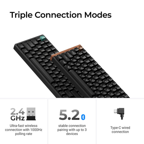Triple connection mode